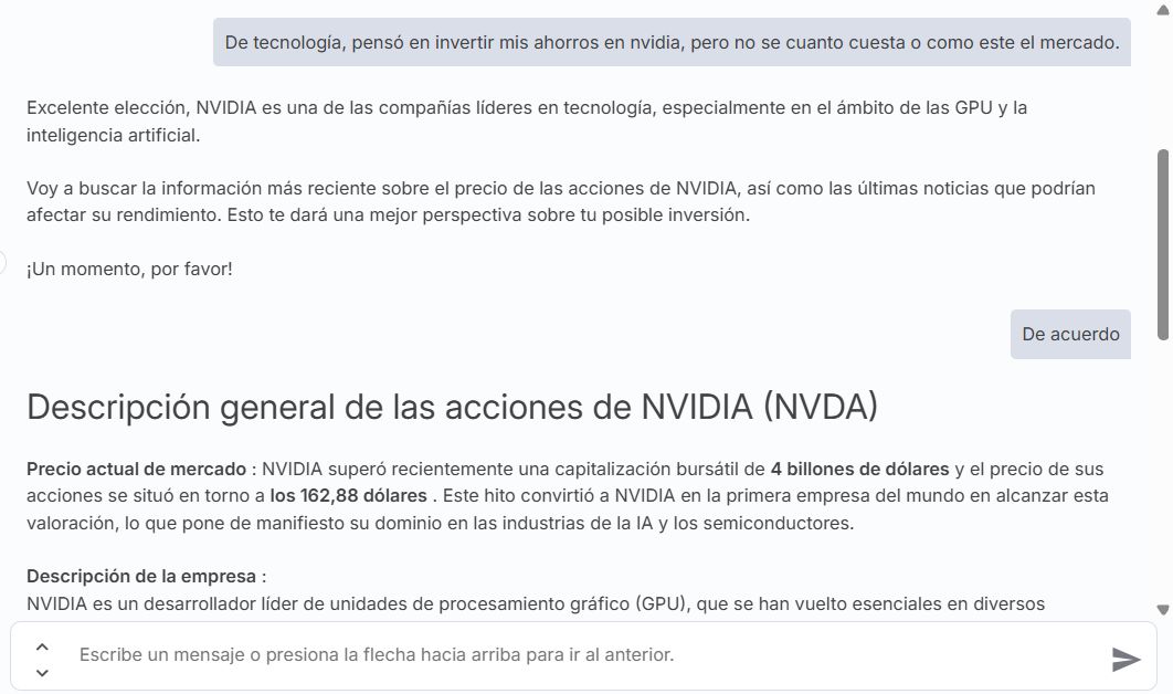 Agente financiero con MCP