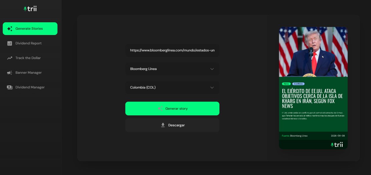 Automatización de historias para Instagram